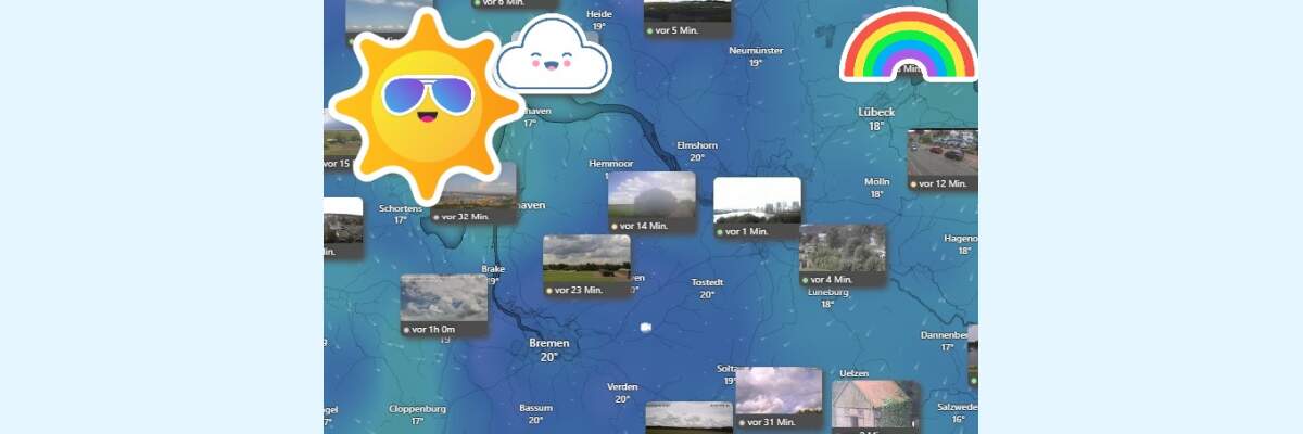 Vor der Radtour mal eben den Wind checken... - Vor Radtour Wind checken