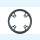 Gates Carbon Drive CDX Vordere Riemenscheibe 50Z 4Loch 104mm BCD