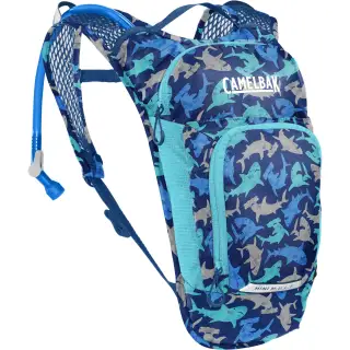 CAMELBAK Mini Mule Kinder Trinkrucksack Fahrradrucksack 1,5l+1,5l Trinkblase Sharks