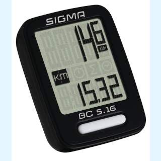 SIGMA Fahrradcomputer BC 5.16 schwarz 05160