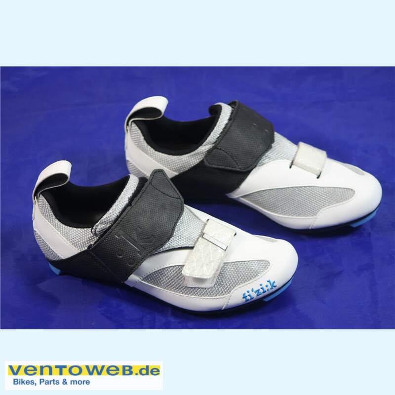 Fizik K5 Women's Road Triathlon TT Cycling Shoes 38 EU 3 Bolt Cleat White NEW