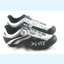 Lake Damen-Rennradschuh CX175-W Gr.37 US 6 schwarz-silber